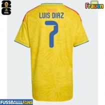 Kolumbien Luis Diaz #7 Heimtrikot Frauen EM 2024 Kurzarm